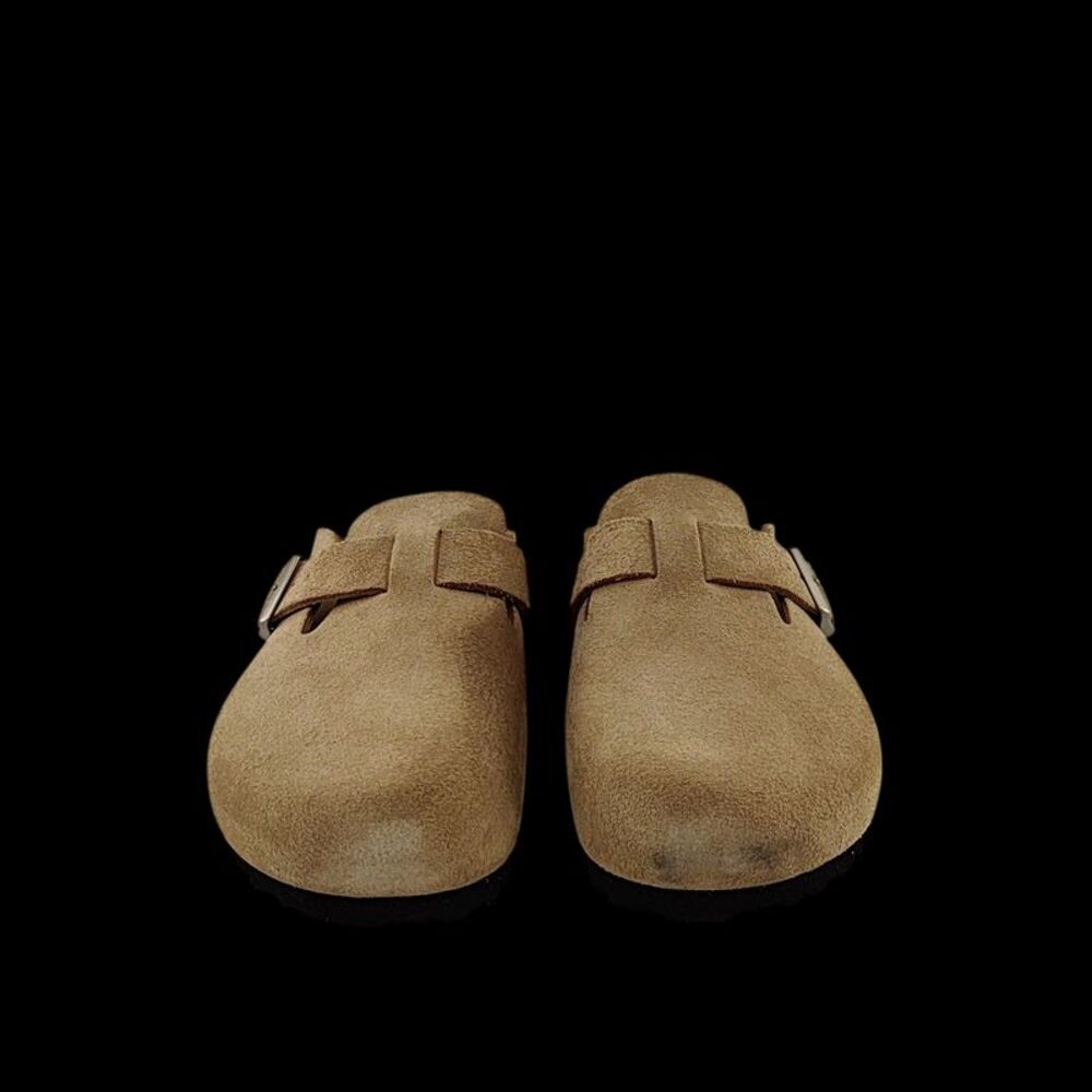Quince Water Repellent Suede Clog Mule Dune Shoes 8